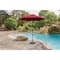 Living Accents 9 ft. Tiltable Brick Red Market Umbrella YQ101BK-BRD - alternate 3