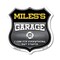 Signmission Miles's Garage I Can Fix Everything But Stupid, 12 Inch X 12 Inch, Aluminum Metal Sign SHI-A-12-490-MILES - alternate 1