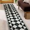 World Rug Gallery Geometric Bohemian Runner Rug 2 ft 3 in x 8 ft Black WR99BLACK2X8 - alternate 1