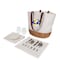 Picnic Time Family Of Brands Los Angeles Rams - Promenade Picnic Basket, (Beige Canvas) 203-20-187-334-2 - alternate 2