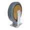 Vestil Rubber Rigid Caster 8 In. Diameter x 2 In. Width 881 Lb. Capacity Dark Gray/Gold CST-KSM-8X2MR-R - alternate 6