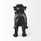 Homeroots 8" Black Polyresin Dog Tabletop Sculpture 392392 - alternate 7