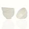 Homeroots White Four Piece Weave Stoneware Service For Four Bowl Set 483501 - alternate 6