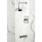 Kingston Brass Single-Handle Pressure Balanced Tub and Shower Faucet, Brushed Nickel KB6348NDL - alternate 4