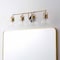 Jonathan Y Shirley 34" 4-light Farmhouse Industrial Metal LED Vanity Light w/Seeded Glass Globe Shades, Brass Go JYL7406B - alternate 8