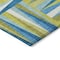 Homeroots 3' X 5' Teal Blue Green And Ivory Geometric Washable Indoor Outdoor Area Rug 598304 - alternate 6