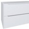 Homeroots 40" White Wood Floating Bathroom Vanity With White Sink And Two Drawers 624122 - alternate 5