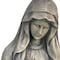 Homeroots 32in Gray Polyresin Virgin Mary Outdoor Statue 521179 - alternate 5