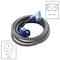 Ac Works 20ft 14/3 15A Medical Grade Power Cord with Right Angle IEC C13 Connector MD15ARC13-240 - alternate 2