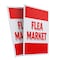 Signmission Flea Market, Plastic Signs Only 24 Inch x 36 Inch, Corrugated Plastic, 2PK CSB-2436-2PACK-Flea Market - alternate 1