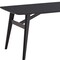 Homeroots 71" Black Wood Dining Table 631293 - alternate 4