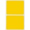 Brady Weather Resistant Polyester Outdoor Labels 4 in H x 4 in W Yellow 1000/RL THT-161-8591-1-YL - alternate 4