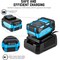 Neiko 20-Volt Brushless Cordless Impact Wrench for Car Tires w/Li-Ion Battery & Fast Charger 10883A - alternate 3