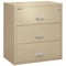Fireking 31-15/16" W 3 Drawer Fire-Resistant Lateral File Cabinet, Parchment, Letter/Legal 3-3822-CPA - alternate 1