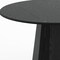 Homeroots 52" Black Solid Wood Pedestal Base Round Top Dining Table 721065 - alternate 4
