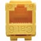 Eaton Tripp Lite Series Cat6/Cat5e 110 Style Punch Down Keystone Jack - Yellow, TAA N238-001-YW - alternate 2
