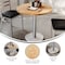 Flash Furniture Bennett 30 in Round Solid Wood Indoor Tabletop in Natural with 18 in Round Dining Height GSF-RD30-NAT-TR18S-GG - alternate 5