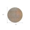 Homeroots 8' Gray Charcoal And Orange Round Abstract Washable Indoor Outdoor Area Rug 588926 - alternate 6