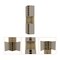 Homeroots 72in Brown and Taupe Wood Corner Bar Cabinet With Four Doors 479764 - alternate 3