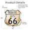 Signmission Route Us 66 Rustic, 18 Inch X 18 Inch, Vinyl Decal SHI-D-18-485 - alternate 2