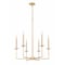 Z-Lite Gaultier  Modern Gold 6 Light Chandelier 6100-6MGLD - alternate 6