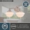 Vaxcel Eastgate 2-Light Satin Nickel Vanity Light with Frosted Opal Schoolhouse Globe Glass W0564 - alternate 7