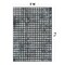 World Rug Gallery Geometric Distressed Abstract Washable Non Slip Area Rug 5 ft x 7 ft Black WR69BLACK5X7 - alternate 6
