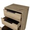 Homeroots 18" Natural Three Drawer Standard Chest 544034 - alternate 6
