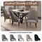 Leisuremod Elara Collection Wooden Dining Chair in Two-Tone Taupe, 2PK EC59TP2 - alternate 5