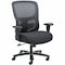 Sadie Big and Tall Task Chair - Black Seat Color - Fabric, Plush Seat Material - Black Back Color - Mesh VST141 - alternate 3