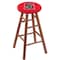 Holland Bar Stool Co Oak Counter Stool, Medium Finish, Stanford Seat RC24OSMed - alternate 1