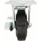 Zoro Select Plate Caster, 410 lb. Load, Black Wheel P21S-RY060R-16-WB-DL - alternate 2