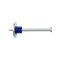 Blue Point Fastening Drive Pin with Washer .300" D X 2-1/2" L Steel Flat Head, 100PK PDW25-63F10 - alternate 1