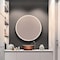 Apollo Tile Cirkel 11.46 in. x 12.4 in. Glossy Black Porcelain Mosaic Wall and Floor Tile 9.87 sqft/case, 10PK ORB8803BKMA - alternate 9