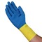 Vguard Neoprene coated latex, 12 in L, 28.0 mil, Blue/Yellow, MD, 288 PK C37B68 - alternate 2