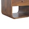 Homeroots 22" Brown Solid Wood One Drawer Nightstand 651723 - alternate 6