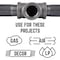 B & K 1-1/2 in. MIP each X 1-1/2 in. D FIP Black Malleable Iron 90 Degree Street Elbow 501543 - alternate 6