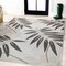 Jonathan Y Havana Tropical Palm Leaf Gray/Black 3 ft. x 5 ft. Indoor/Outdoor Area Rug SMB208B-3 - alternate 6