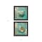 Homeroots Set Of Two Azurica I and Sea II 1 Black Framed Print Wall Art, 2PK 408061 - alternate 3