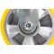 Vestil Polyurethane Rigid Caster 6 In. Diameter x 2 In. Width 661 Lb. Capacity Yellow/Gray CST-PY-6X2PUA-R - alternate 10