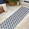 Jonathan Y Aimee Traditional Cottage Checkerboard Navy/Cream 2 ft. x 8 ft. Indoor/Outdoor Runner Rug TSN204B-28 - alternate 6