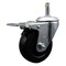 Service Caster 3.5'' Hard Rubber Wheel Swivel 7/16'' Grip Ring Stem Caster Total Lock BRK SCC-GRTTL20S3514-HRS-716138 - alternate 1