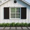 Ekena Millwork Rustic Four Board Joined Board-n-Batten Rough Cedar Faux Wood Shutters w/End Batten, 22W x 30H, PR SHUBJE22X30RCPR - alternate 11