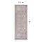 World Rug Gallery Gray Flatweave Rug - Washable Vintage Style, Neutral for Any Room 2 ft 6 in x 8 ft Runner WR173GRAY26X8 - alternate 7