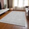 Homeroots 3' X 5' Silver Gray And Ivory Floral Washable Indoor Outdoor Area Rug 582374 - alternate 7