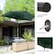 Villacera 9ft Half Umbrella, Forest Green 83-OUT5462 - alternate 7