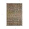 Homeroots 9' X 12' Artichoke Green And Hot Pink Floral Washable Indoor Outdoor Area Rug 605739 - alternate 7