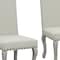Homeroots Set of Two Beige And Gray Upholstered Fabric Dining Parsons Chairs 546387 - alternate 4
