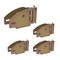 Mytee Products E-Track Wood Beam Socket Shelf Brackets for 2x4 & 2x6 with Rotating Hinge, 4PK ETKW-Sx4 - alternate 1