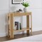 Alaterre Furniture Fluted Solid Wood Console Table 36 in Modern Entryway Table with Storage Shelf AFTBL-029 - alternate 10